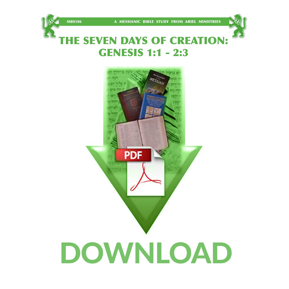 MBS186 The Seven Days of Creation: Genesis 1:1-2:3