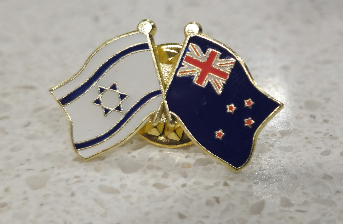 Israel/New Zealand Lapel Pins