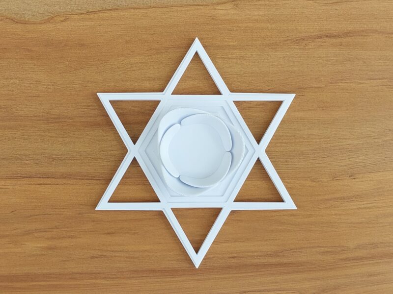 Star of David Tealight