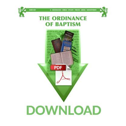 MBS109 The Ordinance of Baptism