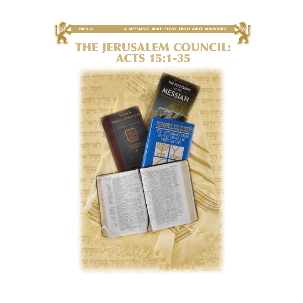 MBS170 The Jerusalem Council: Acts 15:1-35